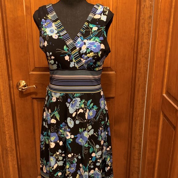 Rabbit Designs Sundress, Size 8, Black Blue - Picture 2 of 7